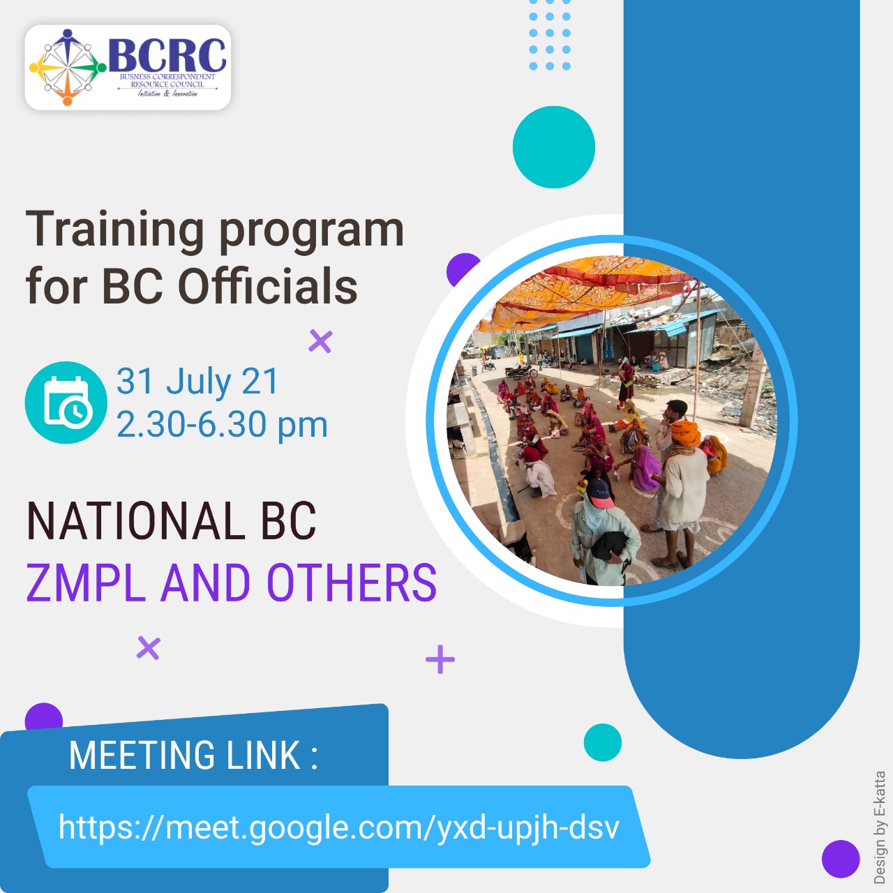 Training program was conducted for officials of national BC, ZMPL (Zero Mass)